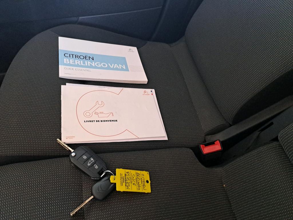 Citroen BERLINGO VAN M 650 BLUEHDI 100 S&S BVM5 CLUB 2020