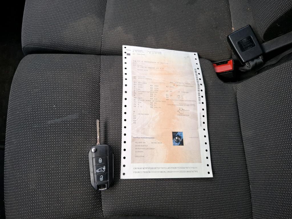 Citroen BERLINGO VAN M 650 BLUEHDI 100 S&S BVM5 CLUB 2020