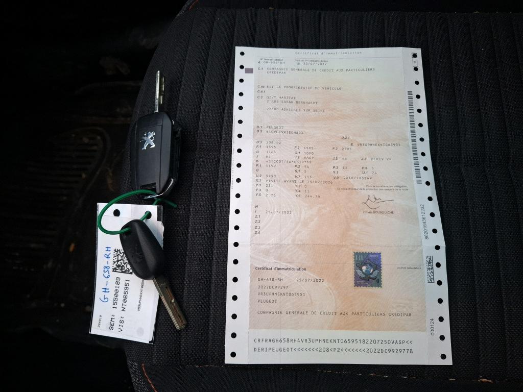Peugeot 208 PURETECH 100 S&S BVM6 ACTIVE BUSINESS R 2022