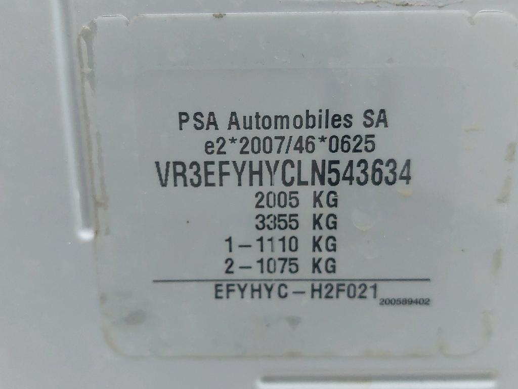 Peugeot PARTNER FOURGON STANDARD 650 KG BLUEHDI 100 S&S BVM5 ASPHALT 2020