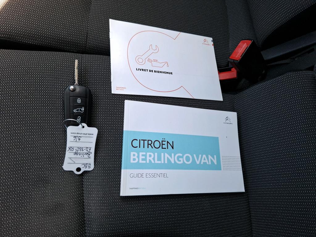 Citroen BERLINGO VAN M 650 BLUEHDI 100 S&S BVM5 CLUB 2020