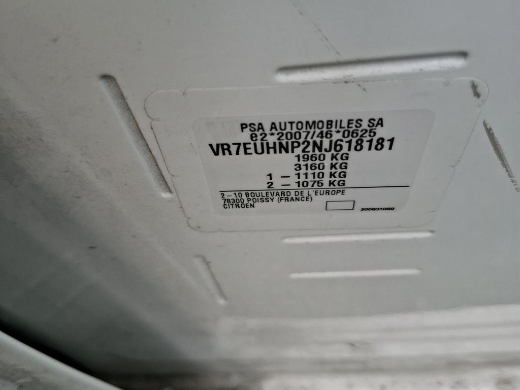 Citroen BERLINGO VAN M 650 PURETECH 110 S&S BVM6 CLUB 2022