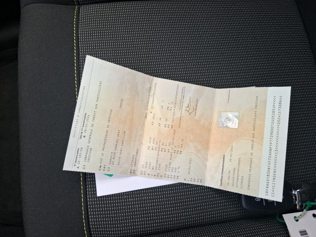 Citroen C3 PureTech 110 ch EAT6 Max 2024