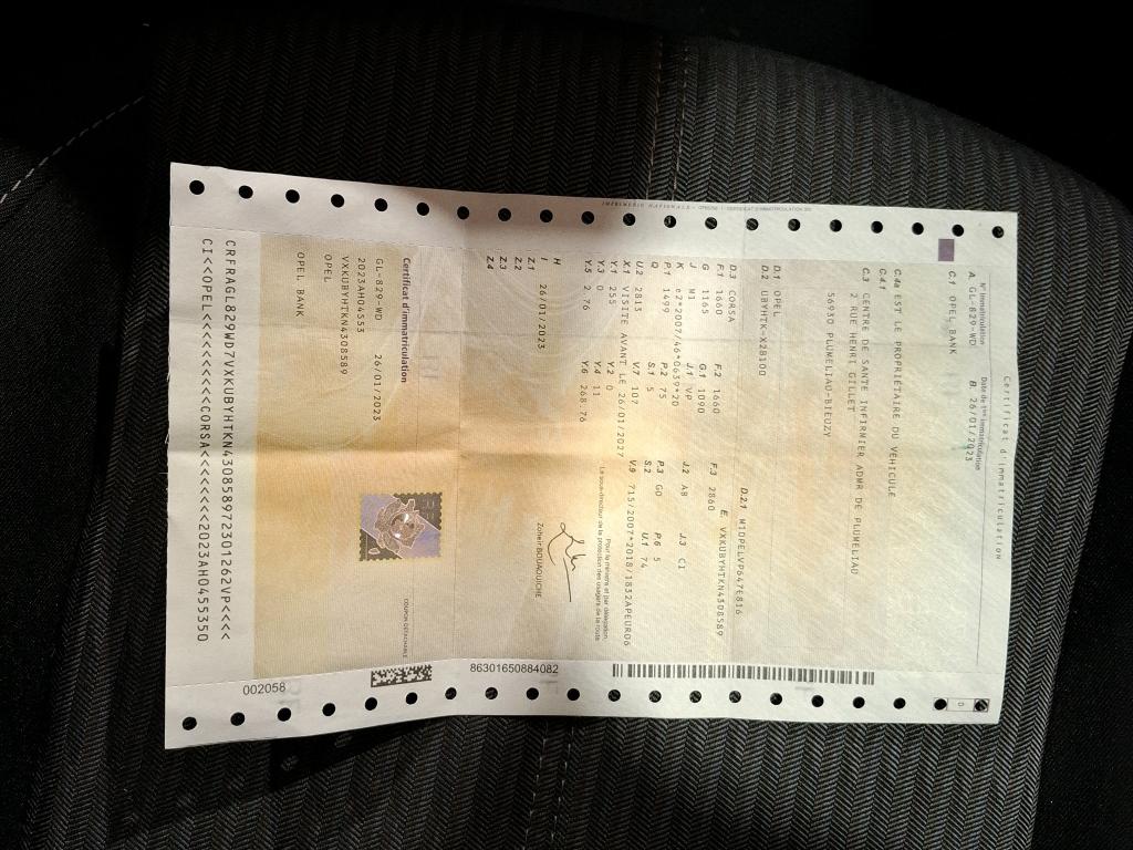 Opel Corsa 1.5 Diesel 100 ch BVM6 Edition 2023