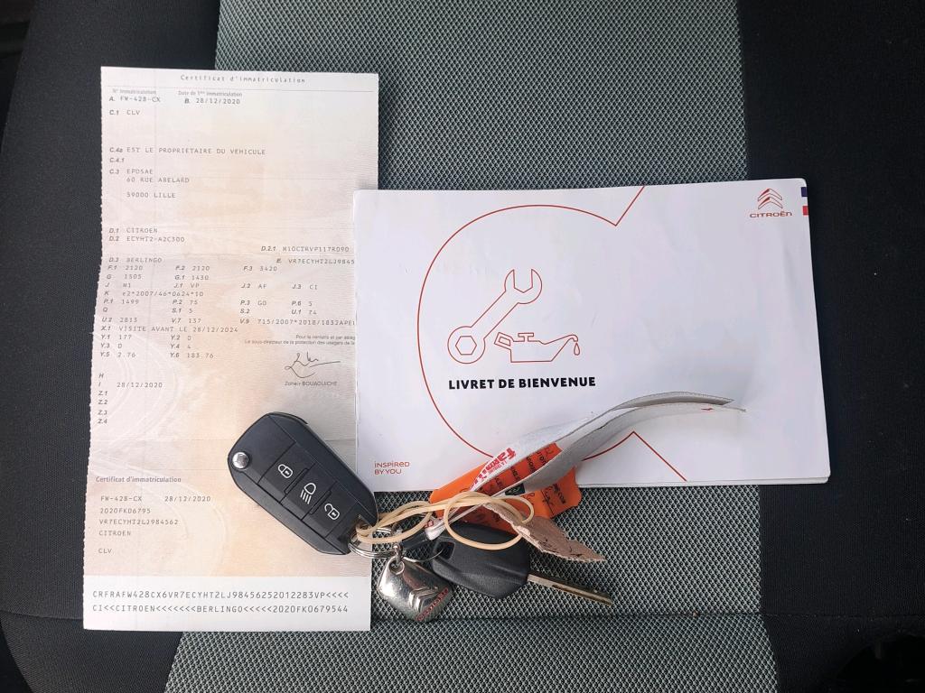 Citroen Berlingo Taille M BlueHDi 100 S&S BVM6 Feel Pack 2020