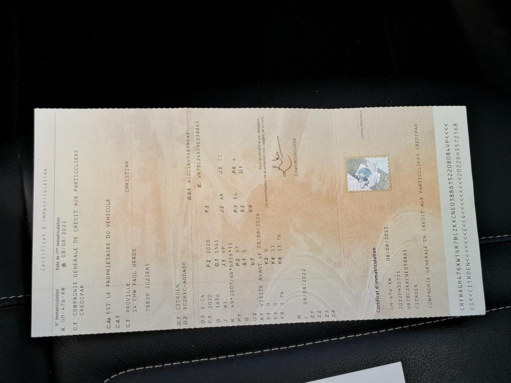 Citroen e-C4 136 ch Automatique Feel Pack 2022