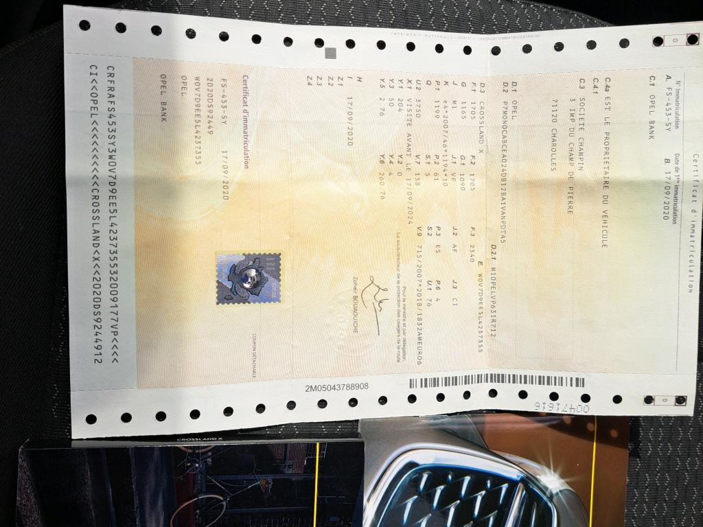 Opel Crossland X 1.2 83 ch Edition 2020