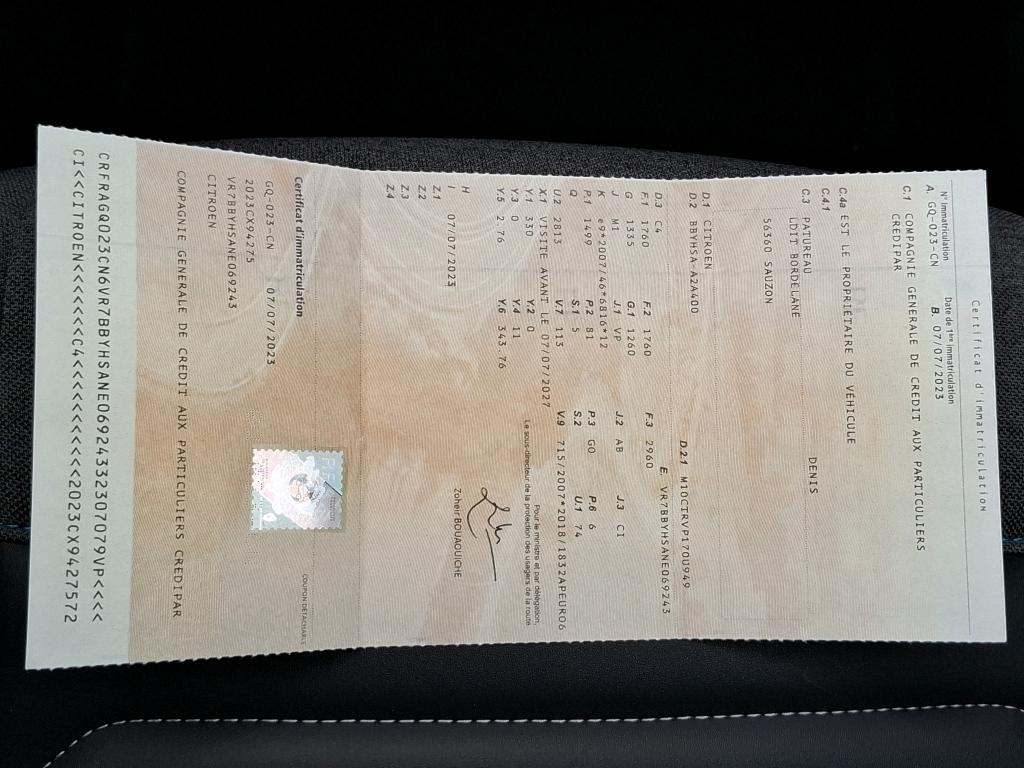 Citroen C4 BlueHDi 110 S&S BVM6 Shine 2023