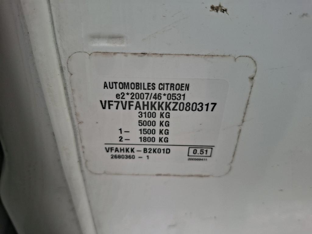 Citroen JUMPY FGN M BLUEHDI 120 S&S BVM6 DRIVER 340 NM 2019