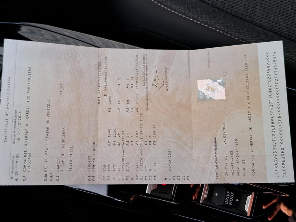 Peugeot 208 Hybrid 100 e-DCS6 Allure 2024