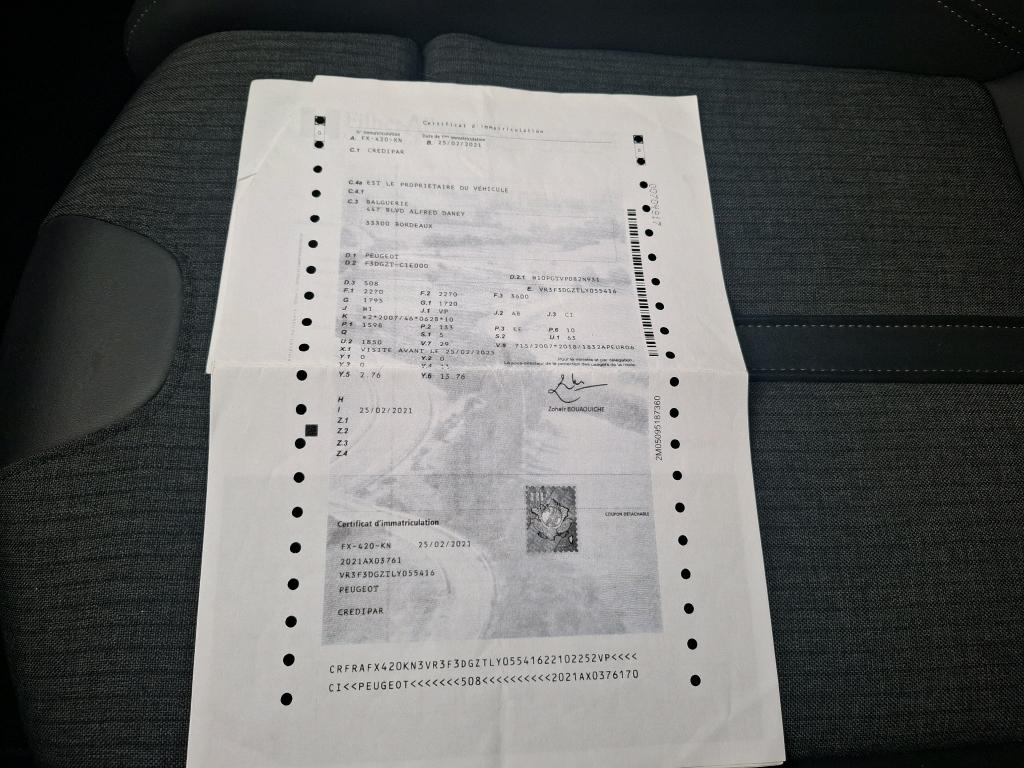 Peugeot 508 Hybrid 225 e-EAT8 Allure Business 2021