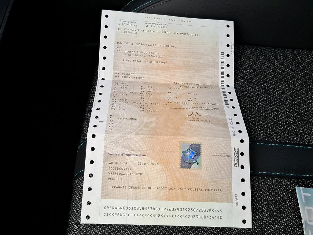 Peugeot 308 PHEV 180 e-EAT8 Allure 2023