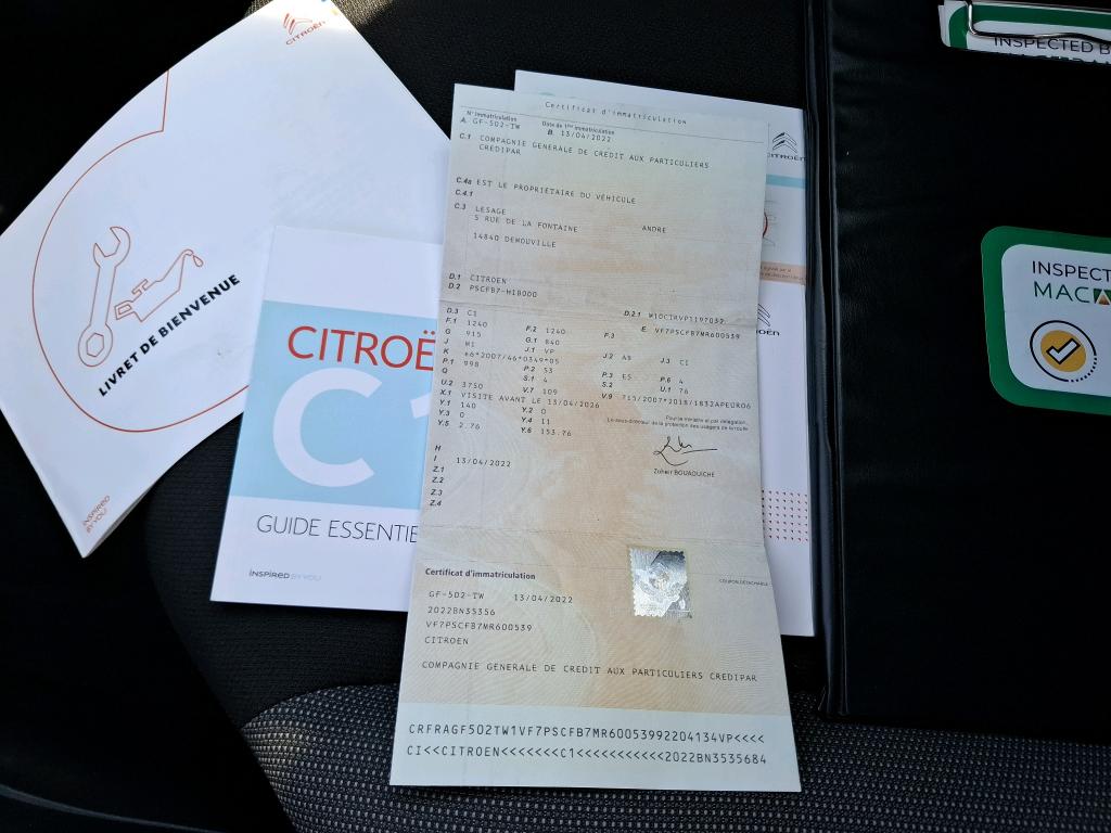 Citroen C1 VTi 72 S&S Live 2022
