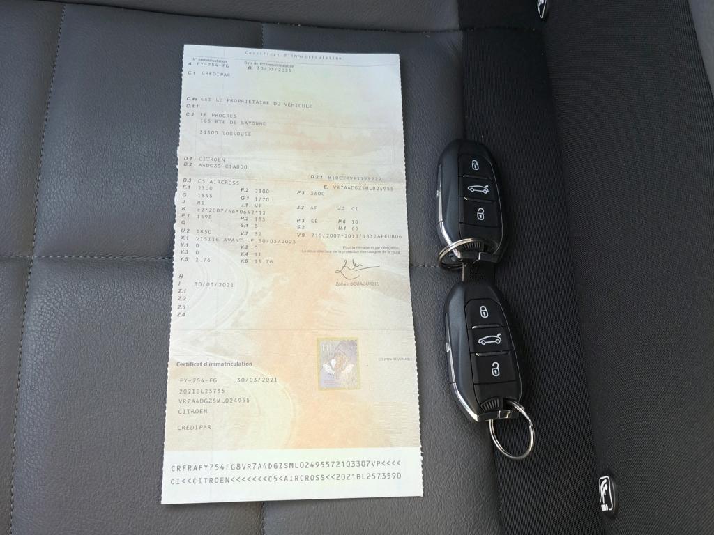 Citroen C5 Aircross Hybride Rechargeable 225 S&S e-EAT8 Shine 2021