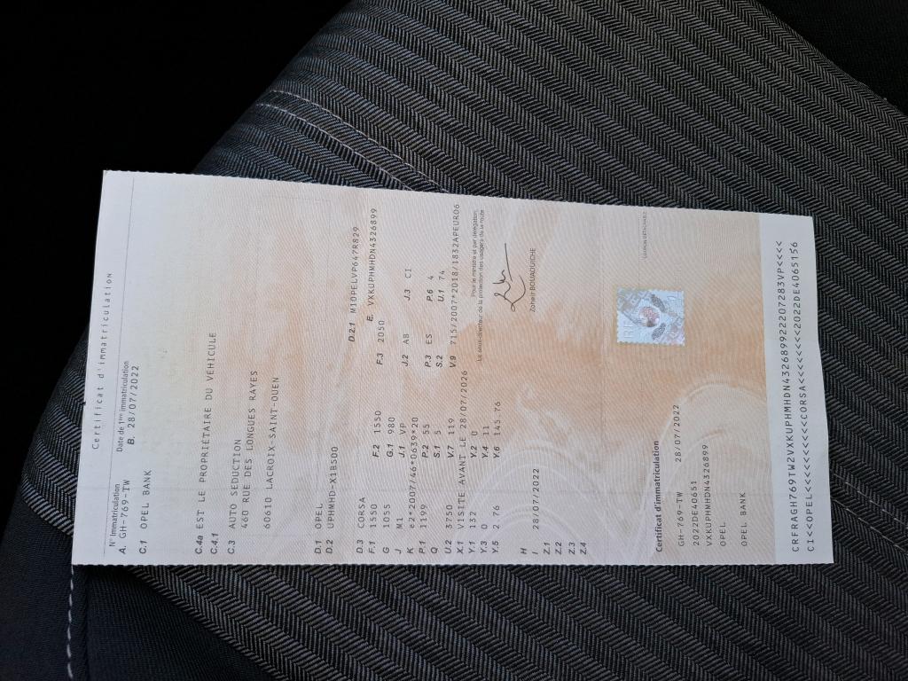 Opel Corsa 1.2 75 ch BVM5 Elegance Business 2022