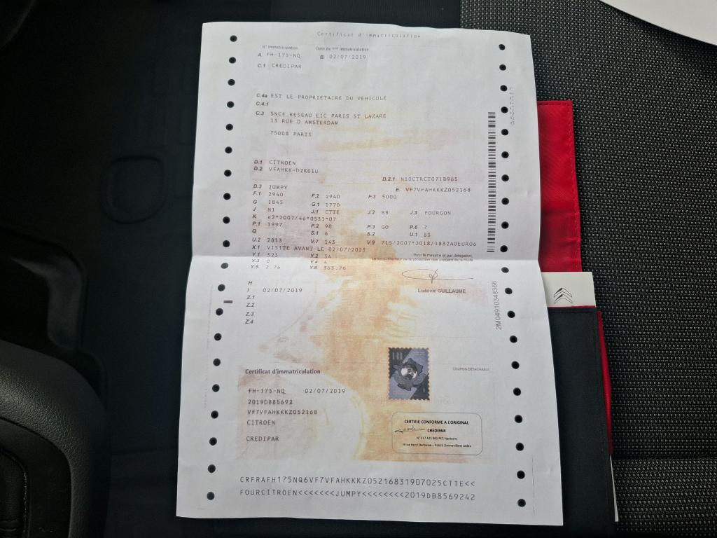 Citroen JUMPY CAB APPROFONDIE XL BLUEHDI 120 BVM6 CLUB 340 NM 2019