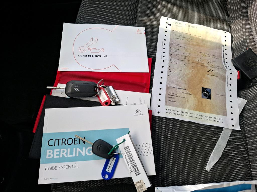 Citroen BERLINGO VAN M 650 BLUEHDI 100 S&S BVM5 CLUB 2021