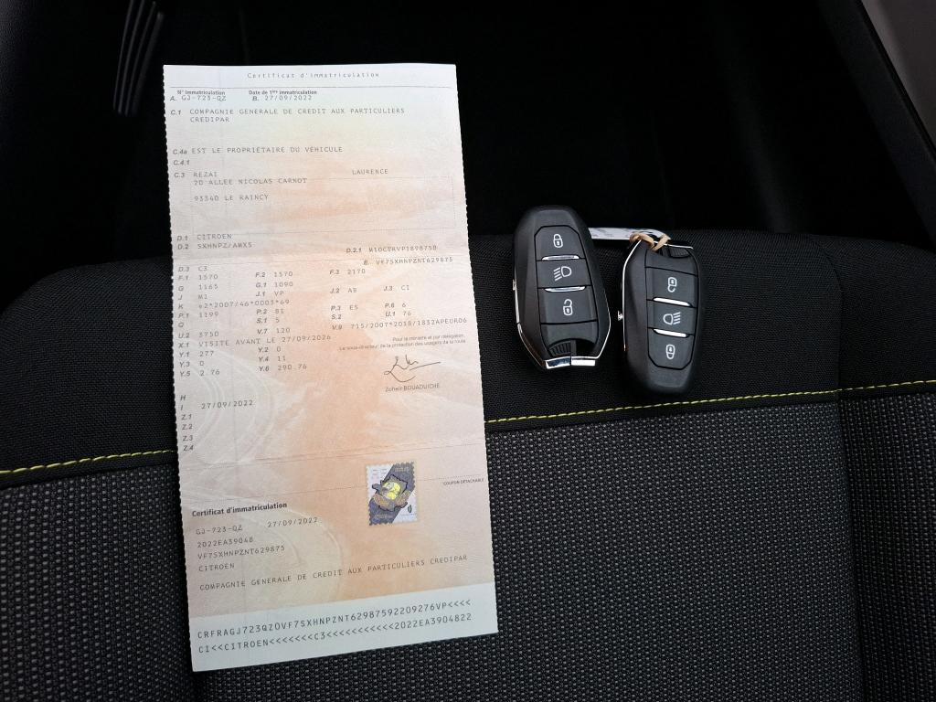 Citroen C3 PureTech 110 S&S BVM6 Shine 2022