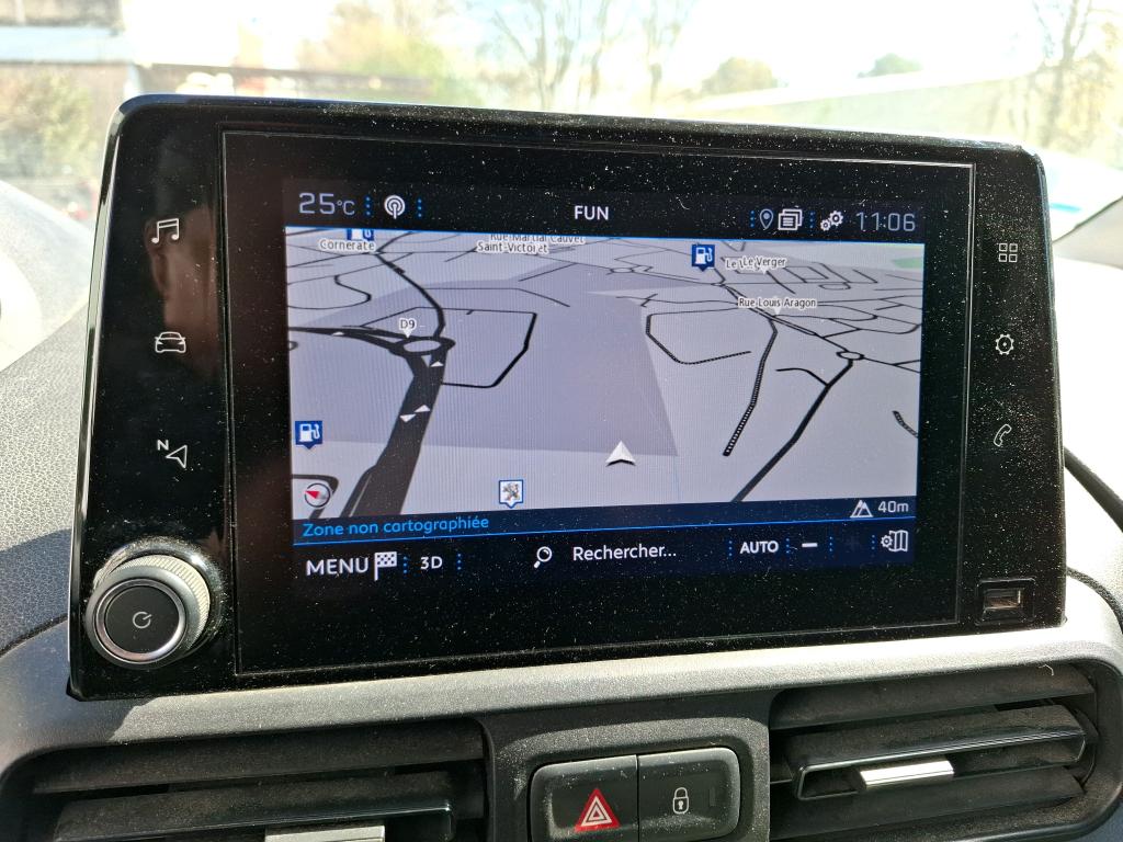 Peugeot PARTNER FOURGON STANDARD 650 KG BLUEHDI 100 S&S BVM6 ASPHALT 2022