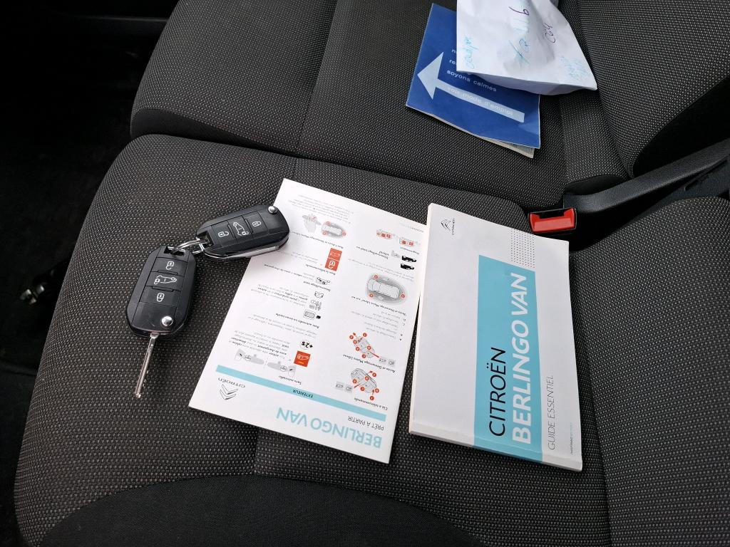 Citroen BERLINGO VAN M 650 BLUEHDI 100 S&S BVM5 CLUB 2020