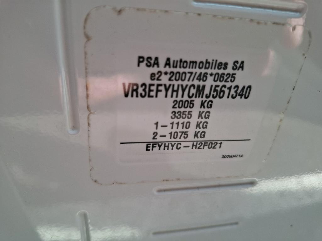 Peugeot PARTNER FOURGON STANDARD 650 KG BLUEHDI 100 S&S BVM5 PREMIUM 2021