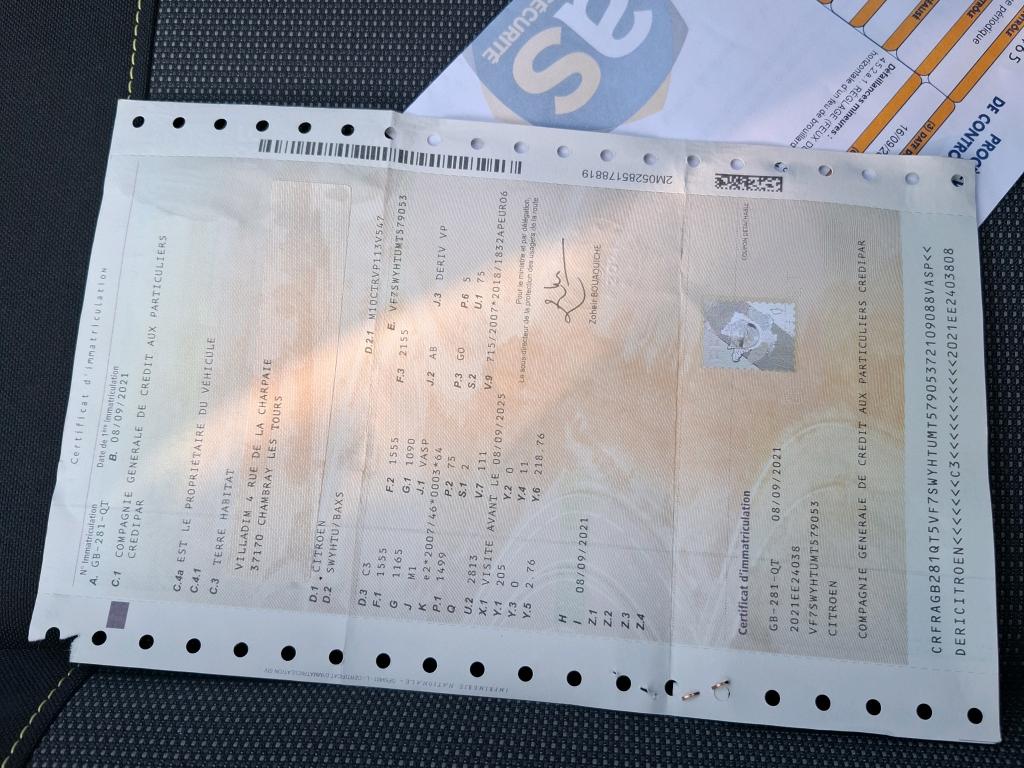 Citroen C3 SOCIETE BLUEHDI 100 S&S BVM6 FEEL BUSINESS R 2021