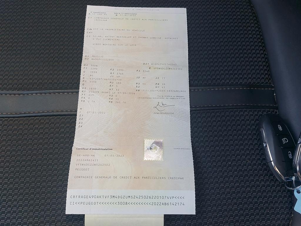 Peugeot 3008 Hybrid 225 e-EAT8 GT 2022