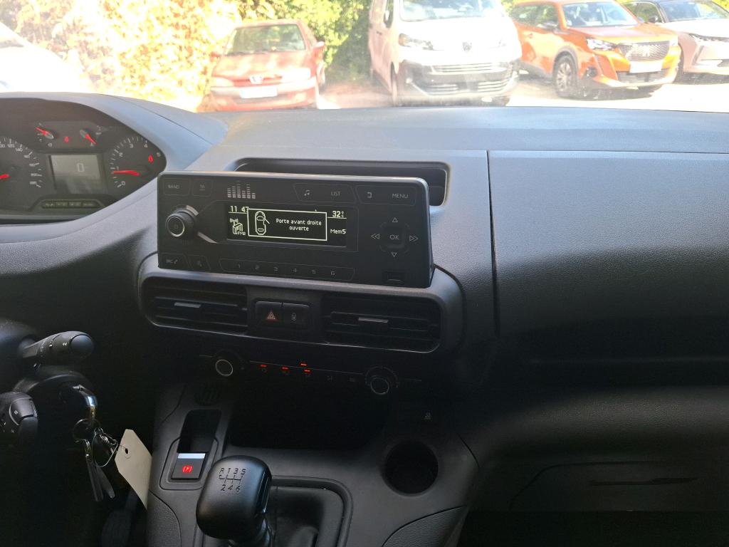 Peugeot PARTNER FOURGON STANDARD 650 KG BLUEHDI 130 S&S BVM6 PREMIUM 2019