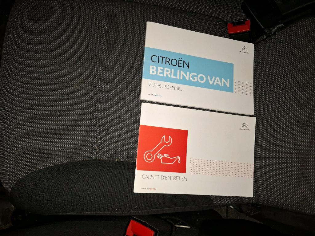 Citroen BERLINGO VAN M 650 BLUEHDI 100 S&S BVM5 CLUB 2020