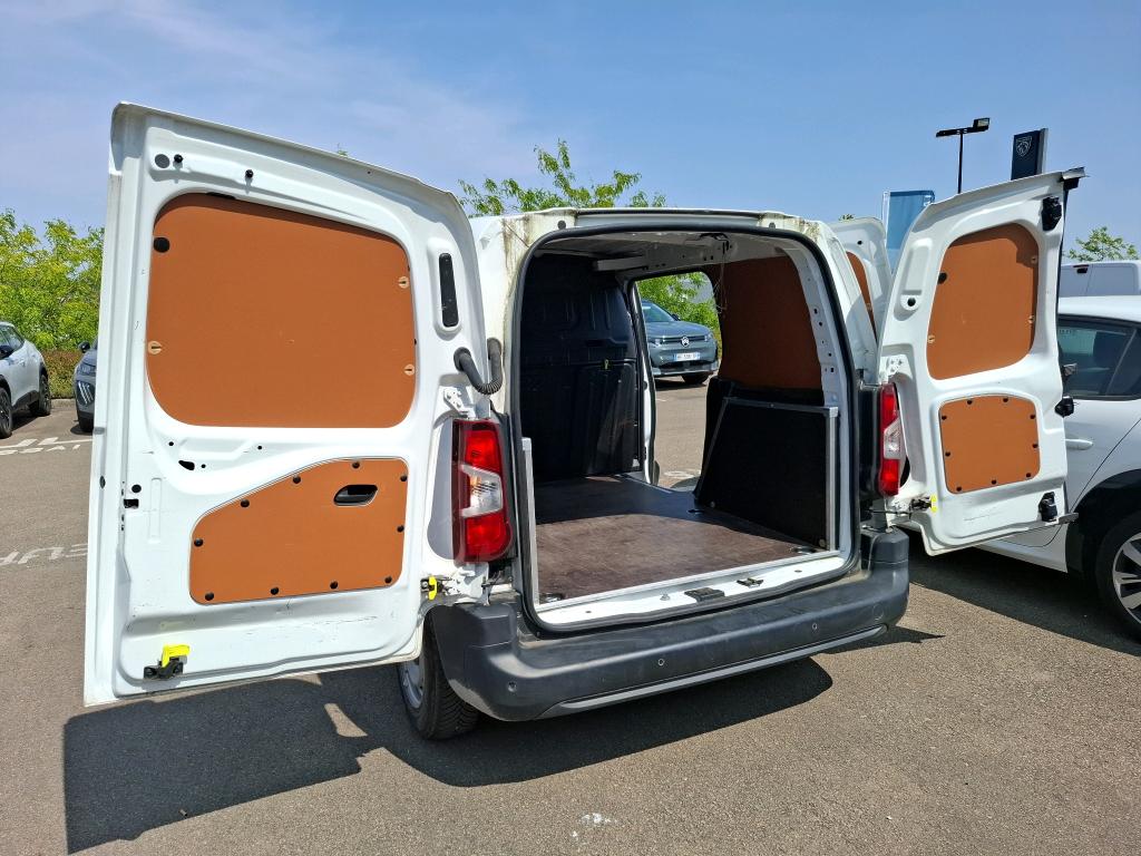 Peugeot PARTNER FOURGON STANDARD 650 KG BLUEHDI 100 S&S BVM6 ASPHALT 2022