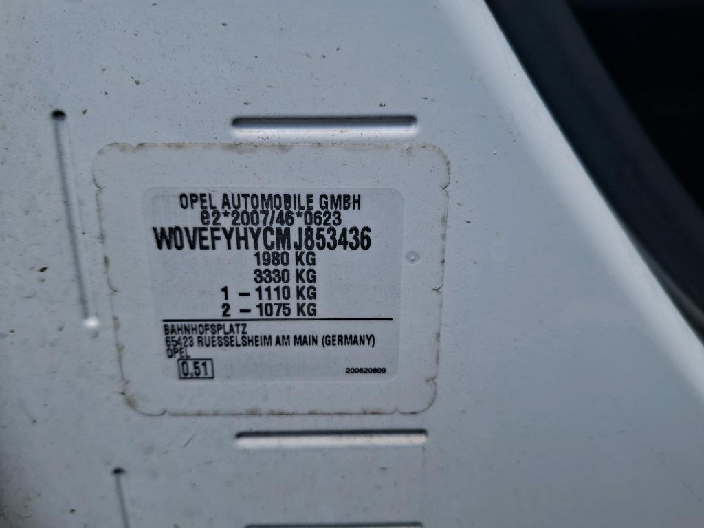 Opel COMBO CARGO 1.5 100 CH S/S L1H1 BVM6 STANDARD PACK CLIM 2021