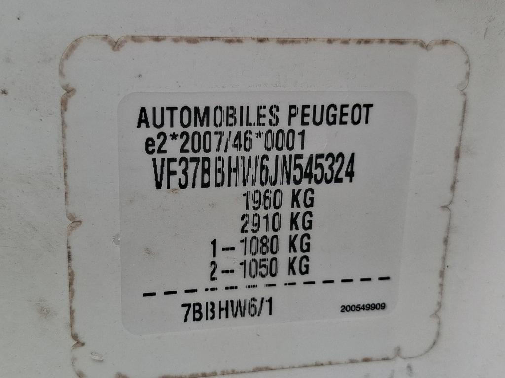 Peugeot PARTNER FOURGON STANDARD 1.6 BLUEHDI 75 BVM5 PREMIUM 2018