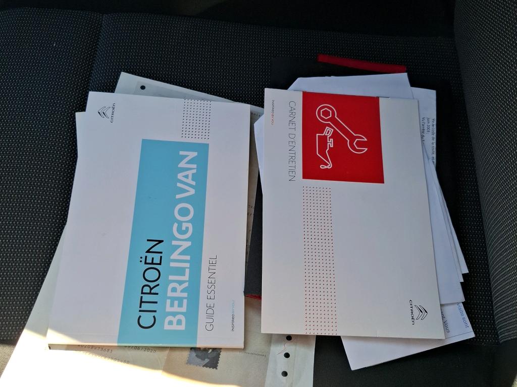 Citroen BERLINGO VAN M 650 BLUEHDI 100 S&S BVM5 CLUB 2020
