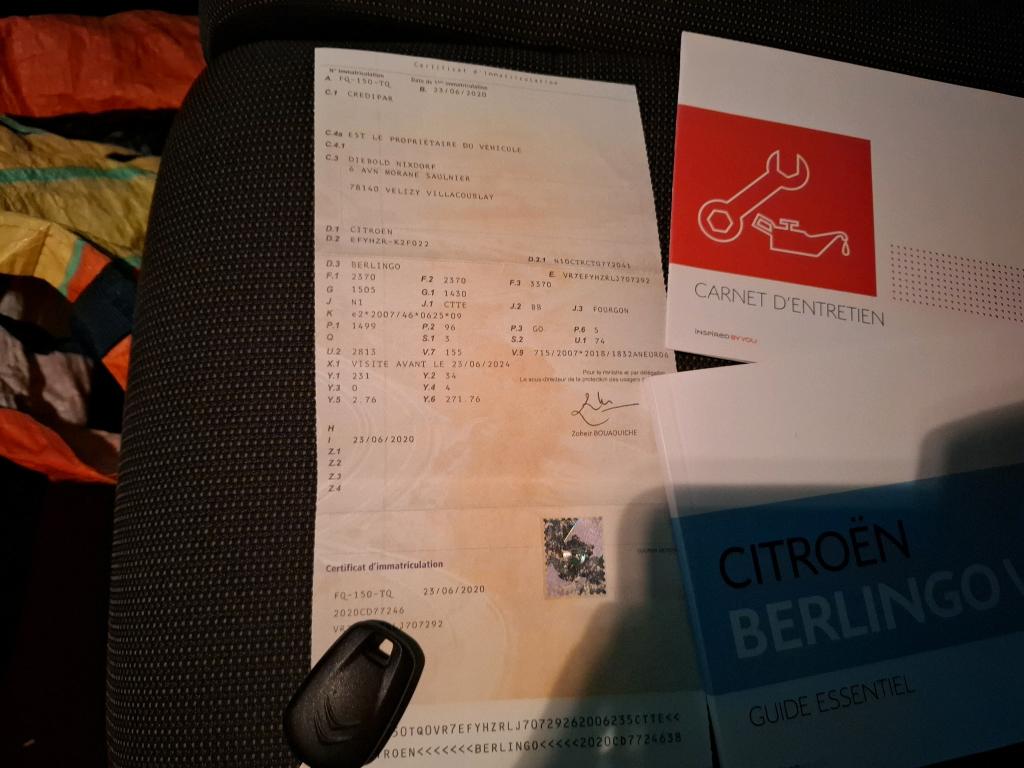 Citroen BERLINGO VAN XL 950 BLUEHDI 130 S&S EAT8 DRIVER 2020