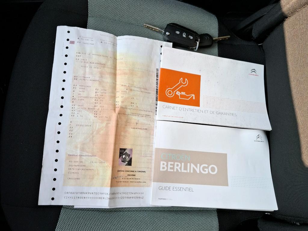 Citroen Berlingo Taille M BlueHDi 100 BVM Feel 2019