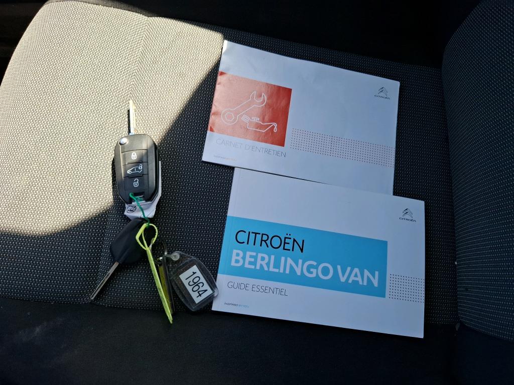 Citroen BERLINGO VAN M 650 BLUEHDI 100 S&S BVM5 DRIVER 2020