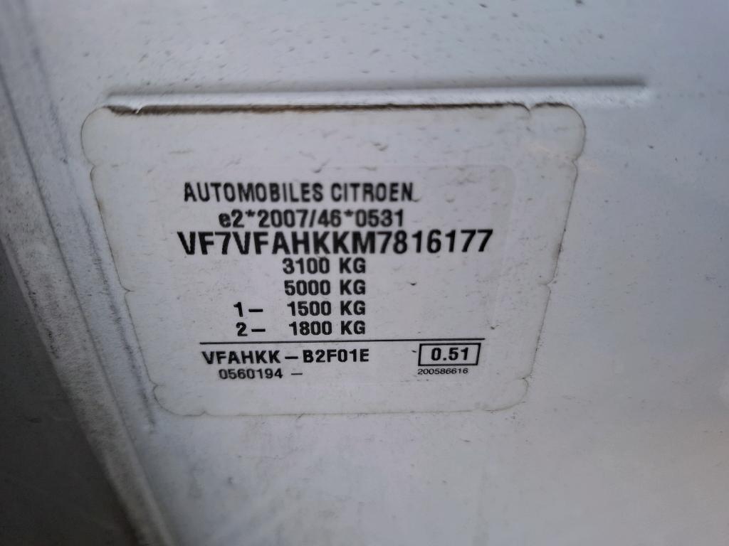 Citroen JUMPY FGN XL BLUEHDI 120 S&S BVM6 DRIVER 340 NM 2021