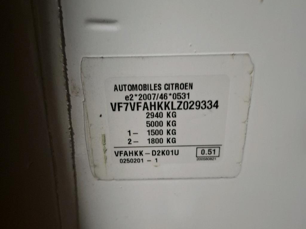 Citroen JUMPY CAB APPROFONDIE XL BLUEHDI 120 BVM6 CLUB 340 NM 2020