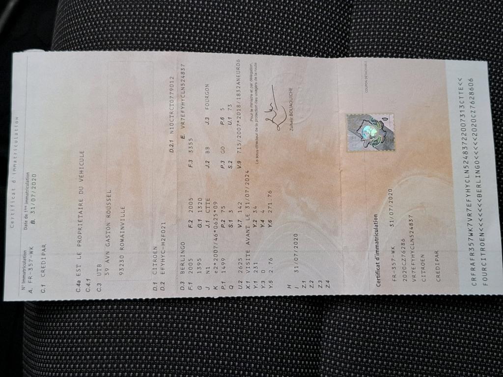 Citroen BERLINGO VAN M 650 BLUEHDI 100 S&S BVM5 DRIVER 2020