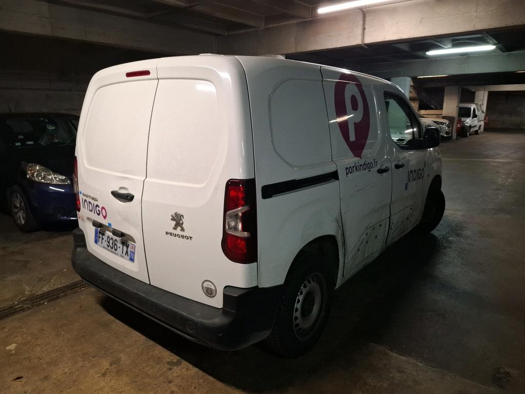 Peugeot PARTNER FOURGON STANDARD 650 KG BLUEHDI 75 BVM5 PREMIUM 2019