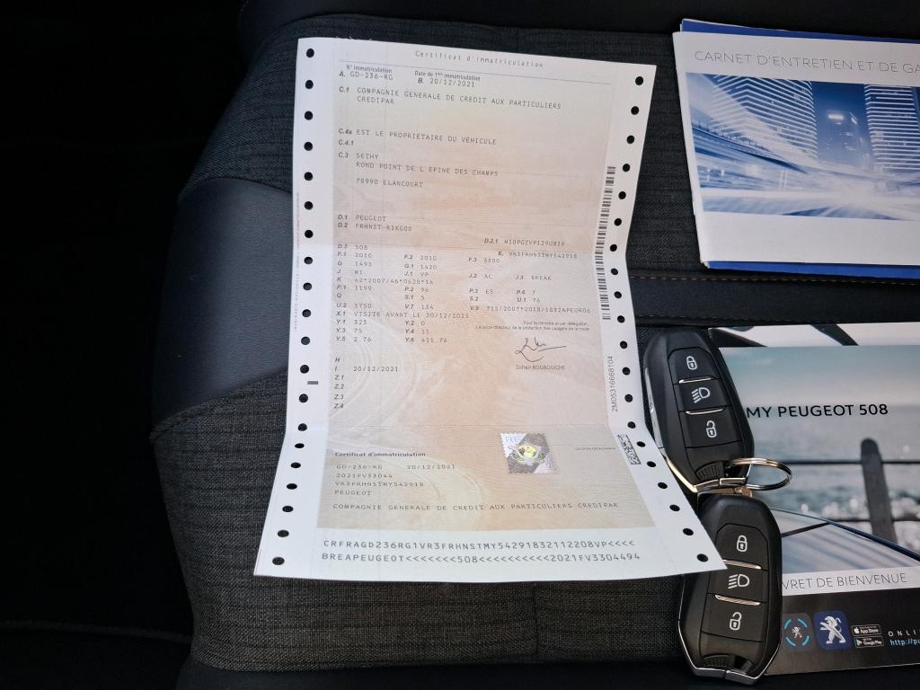 Peugeot 508 SW PureTech 130 ch S&S EAT8 Allure Pack 2021