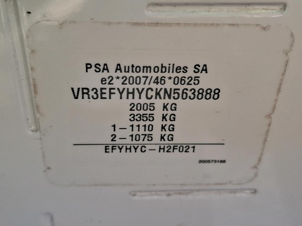 Peugeot PARTNER FOURGON STANDARD 650 KG BLUEHDI 100 S&S BVM5 ASPHALT 2019