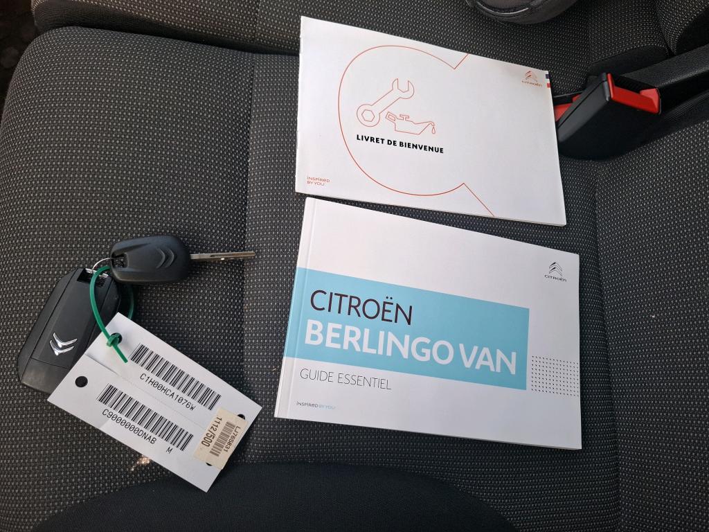 Citroen BERLINGO VAN M 650 BLUEHDI 100 S&S BVM5 CLUB 2020