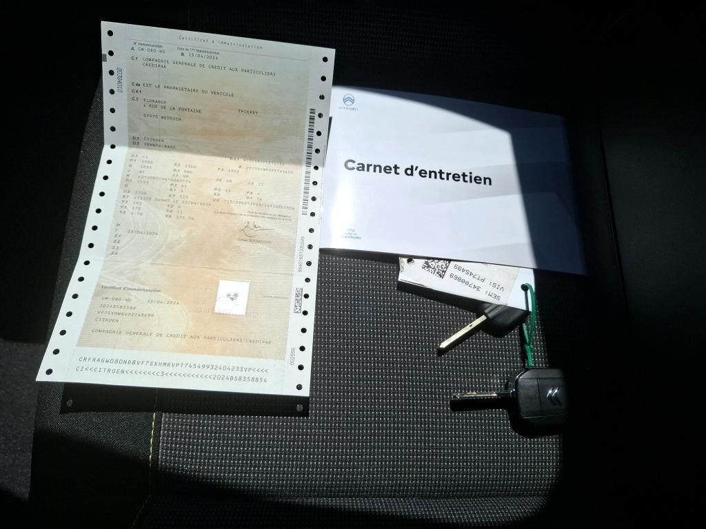 Citroen C3 PureTech 83 ch BVM5 You 2024