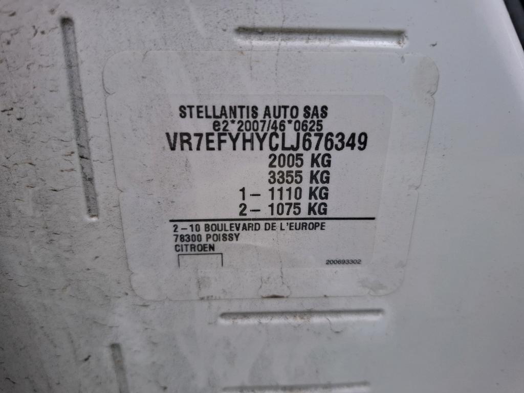 Citroen BERLINGO VAN M 650 BLUEHDI 100 S&S BVM5 CLUB 2020