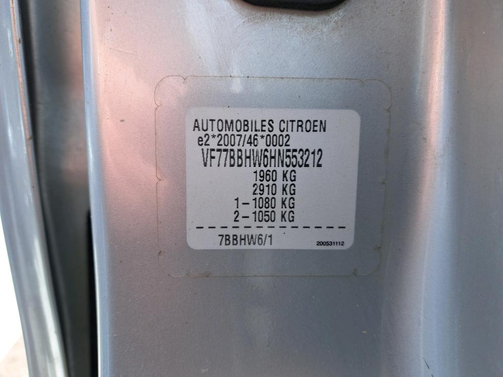 Citroen BERLINGO M BLUEHDI 75 CLUB 2018
