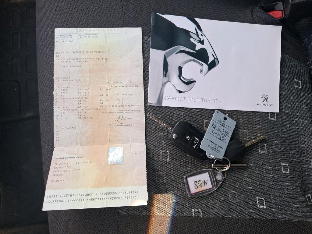 Peugeot EXPERT FGN TOLE STANDARD 2.0 BLUEHDI 120 S&S BVM6 ASPHALT 2020