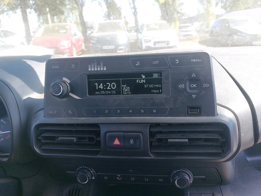 Citroen BERLINGO VAN M 650 BLUEHDI 100 S&S BVM5 CLUB 2019
