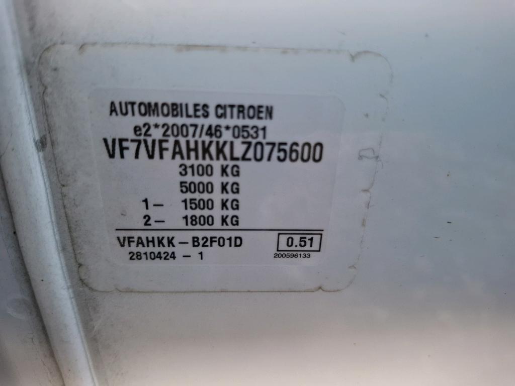 Citroen JUMPY FGN M BLUEHDI 120 S&S BVM6 CLUB 340 NM 2020