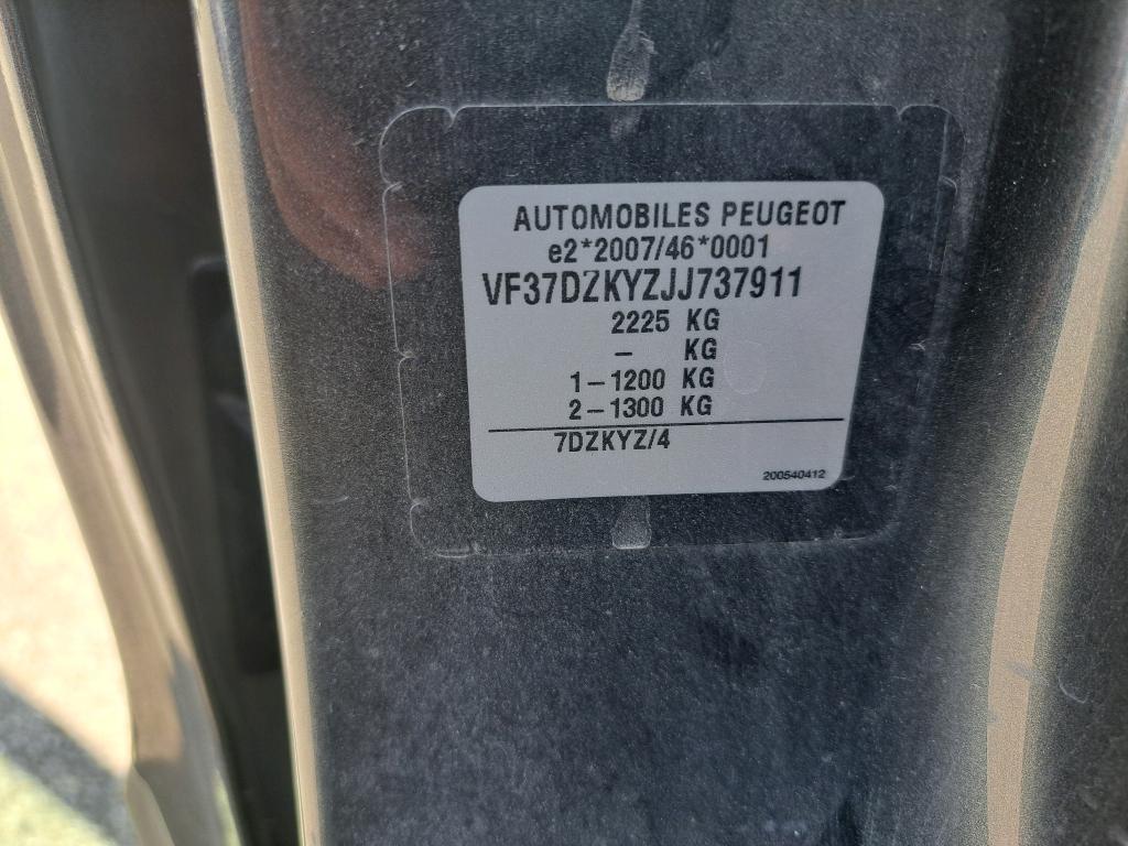 Peugeot e-PARTNER FOURGON STANDARD PREMIUM AVEC BATTERIE 2019